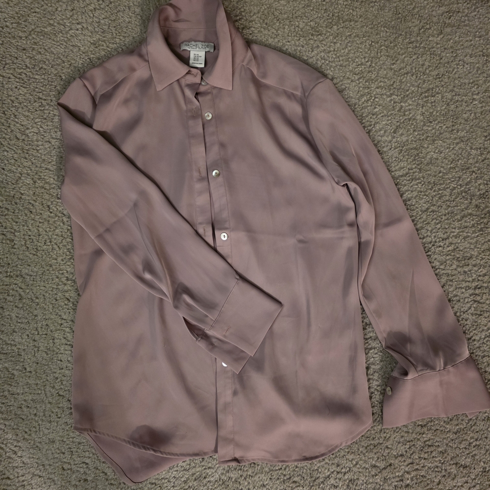 Rachel Zoe Mauve Dress Shirt